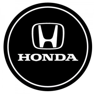 "Лазерная 3D проекция", Honda, декоративная, светодиодная, 5W, размер 6,2*2,7см, 2 шт.