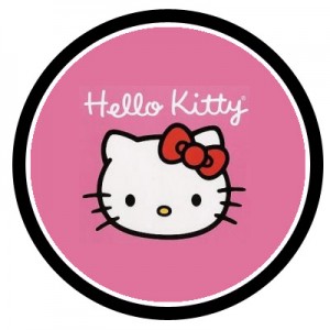 "Лазерная 3D проекция", Hello Kitty, декоративная, светодиодная, 5W, размер 6,2*2,7см, 2 шт.
