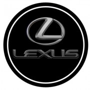 "Лазерная 3D проекция", Lexus, декоративная, светодиодная, 5W, размер 6,2*2,7см, 2 шт.