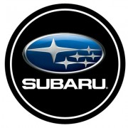 "Лазерная 3D проекция", Subaru, декоративная, светодиодная, 5W, размер 6,2*2,7см, 2 шт.