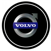 "Лазерная 3D проекция", Volvo, декоративная, светодиодная, 5W, размер 6,2*2,7см, 2 шт.